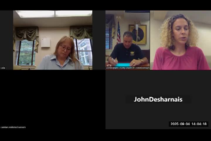 Rockingham County Board of Commissioners Meeting 9/4/2025