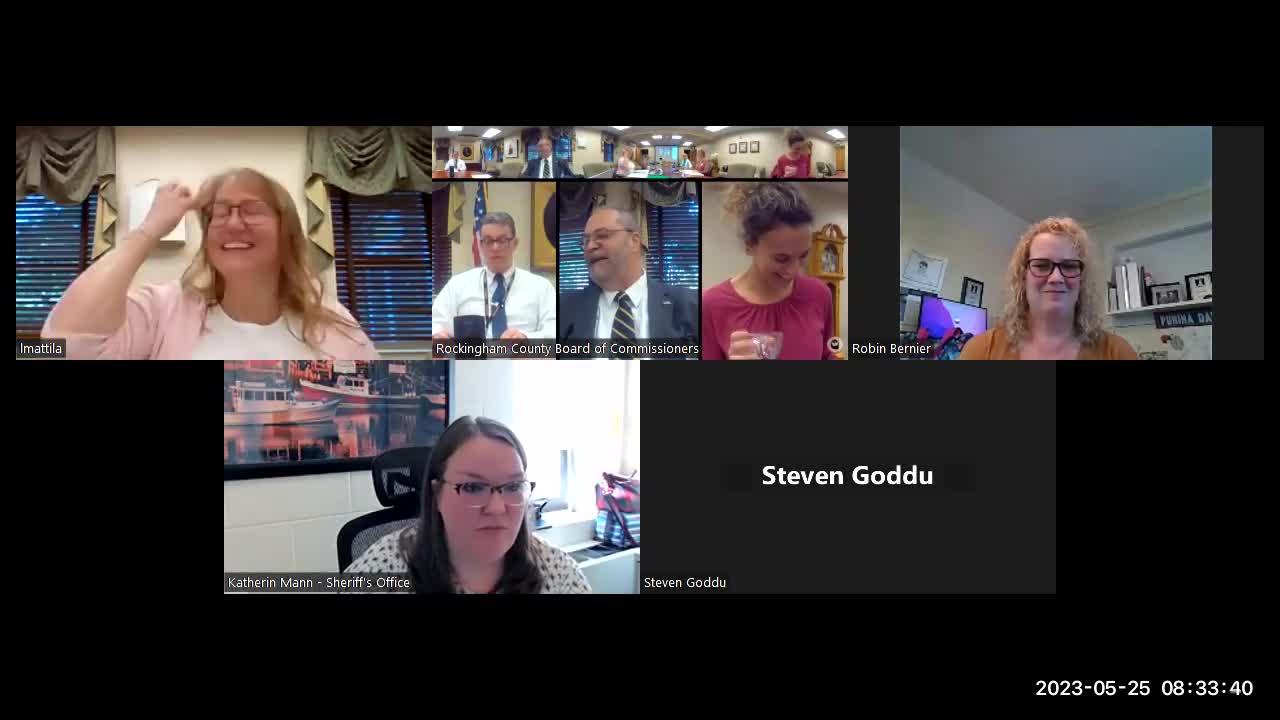 Thumbnail image for Rockingham County Commissioner Meeting 05/25/23