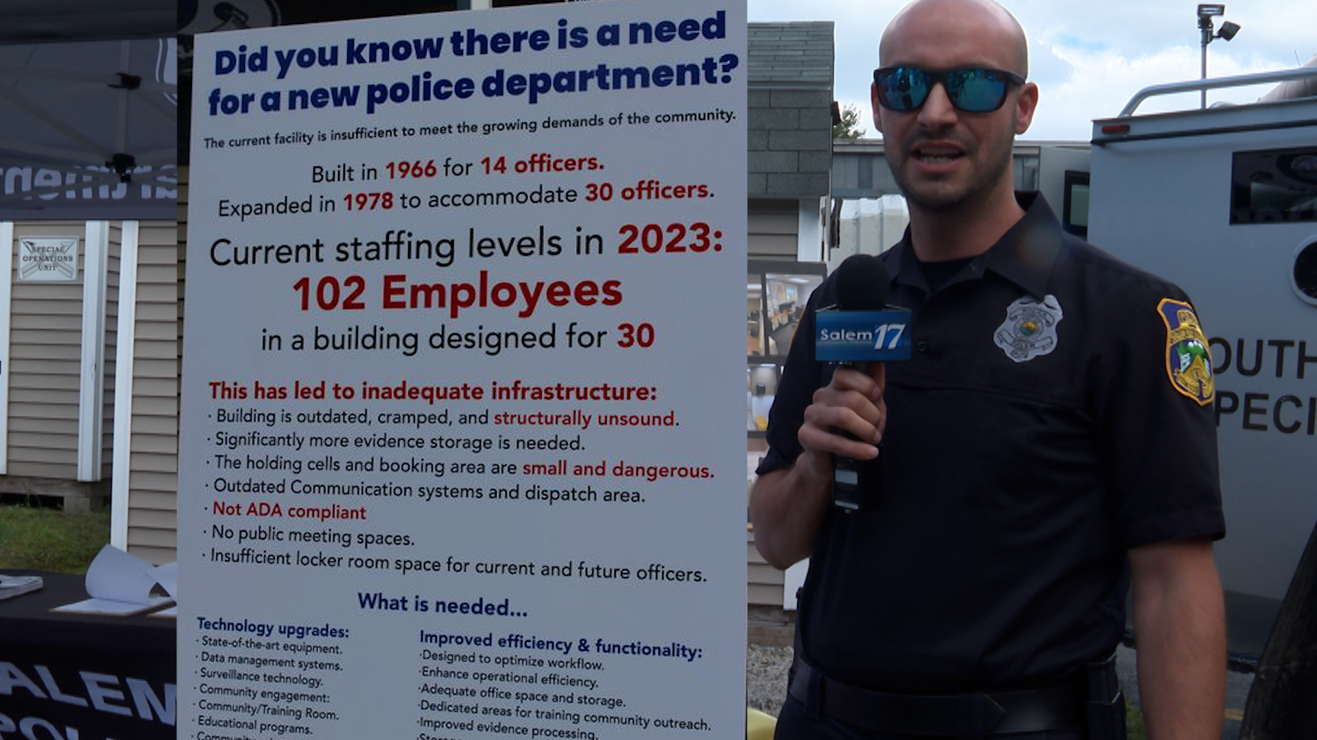 Thumbnail image for Police Station Deficiencies presented at National Night Out -2023