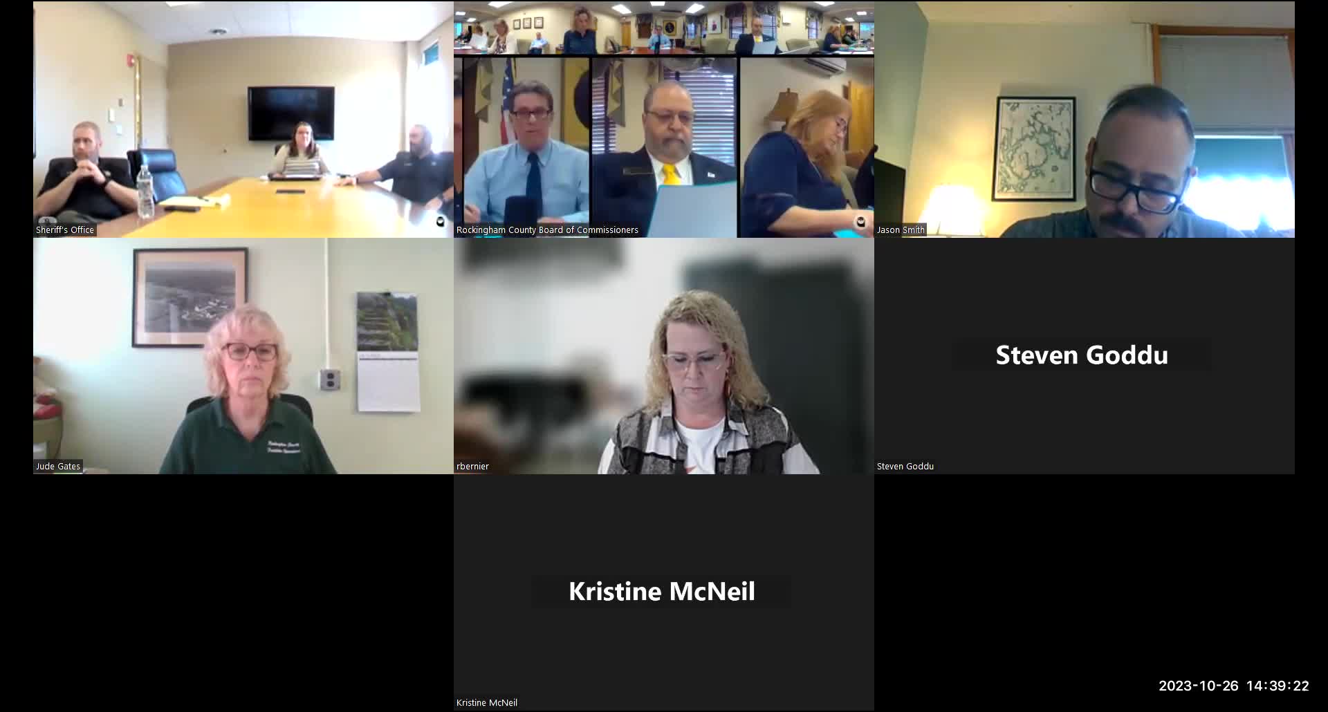 Thumbnail image for Rockingham County Board of Commissioners 10/26/2023