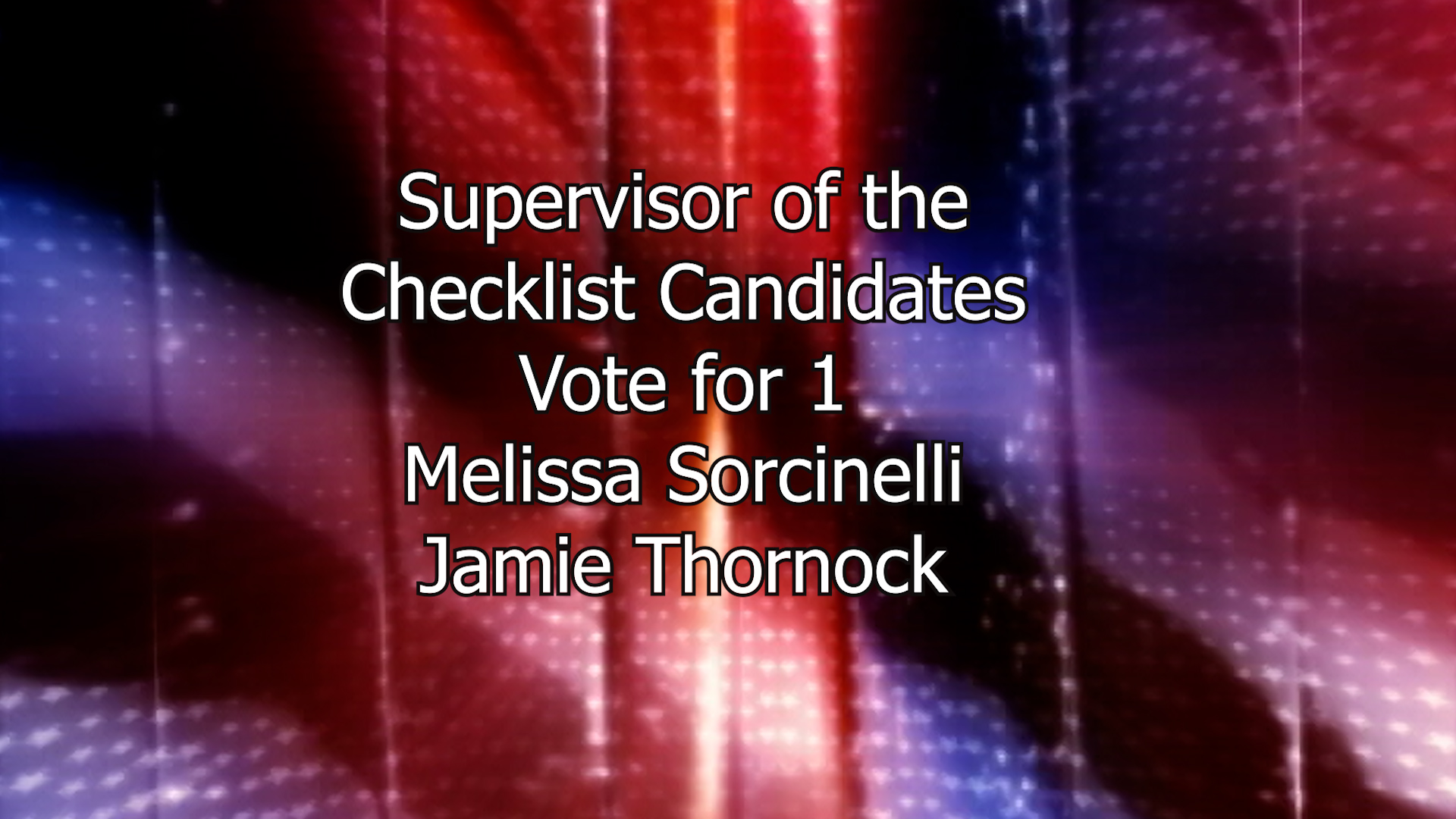 Thumbnail image for Decision 2024: Supervisor of the Checklist
