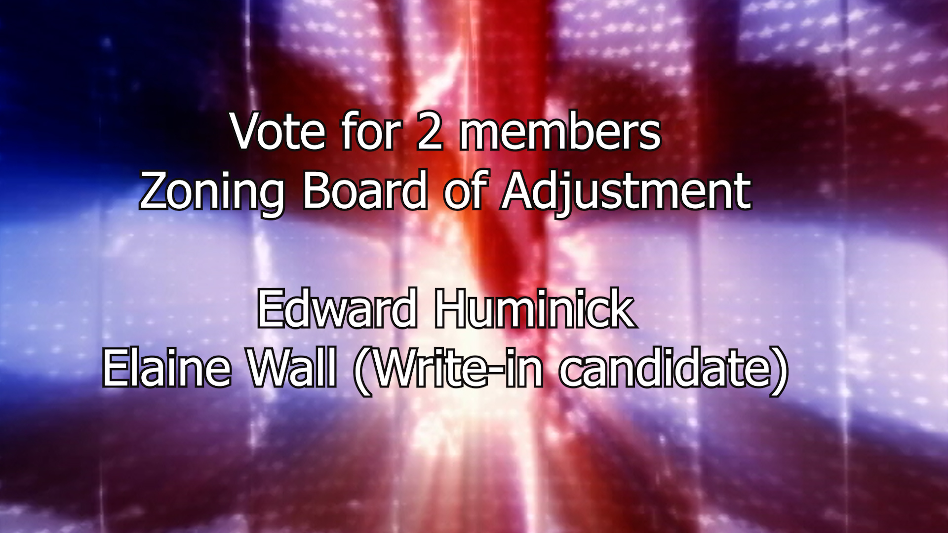 Thumbnail image for Decision 2024: Zoning Board Write-In Candidate