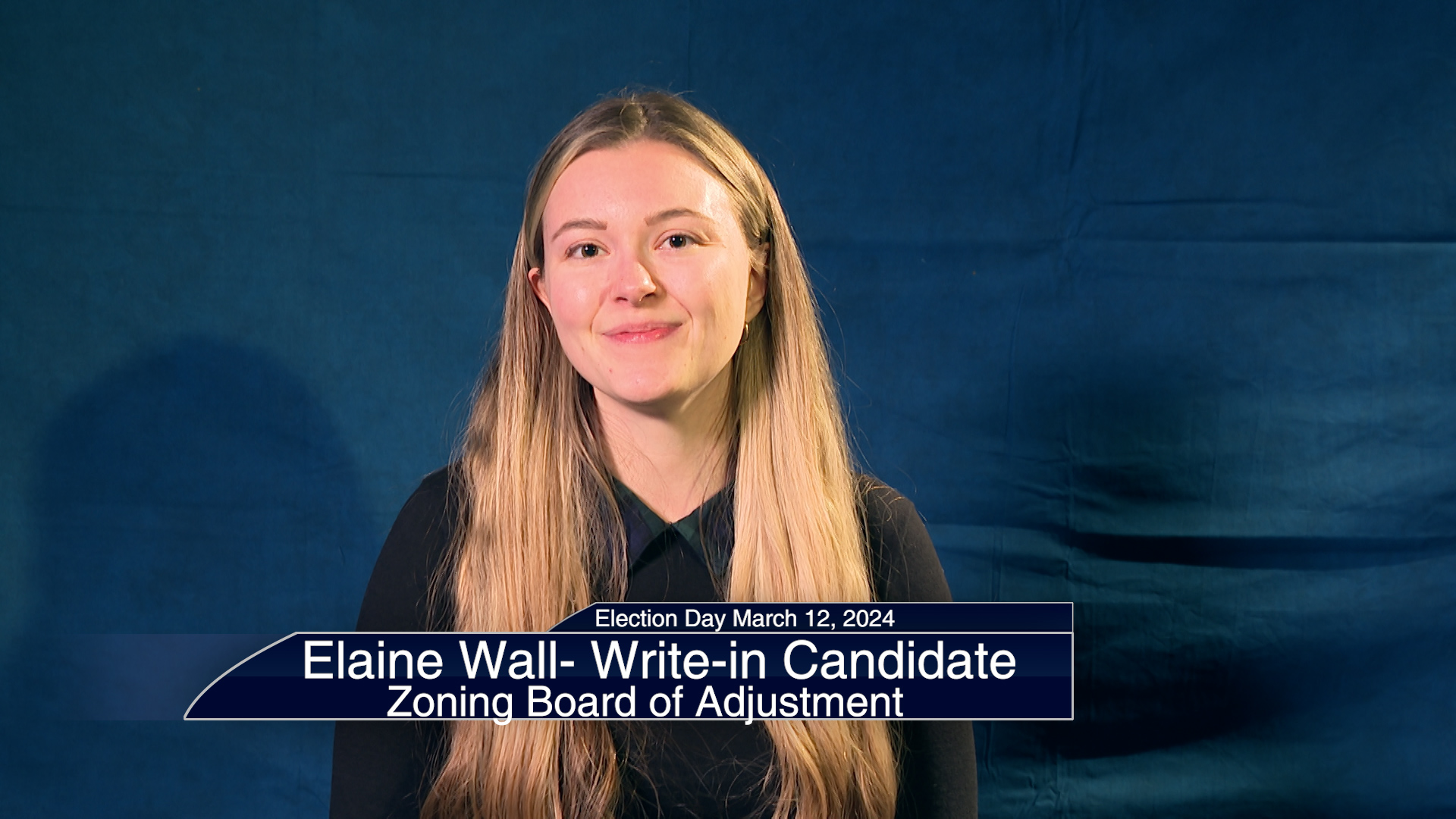 Thumbnail image for Zoning Board Write-in Candidate 2024- Elaine Wall