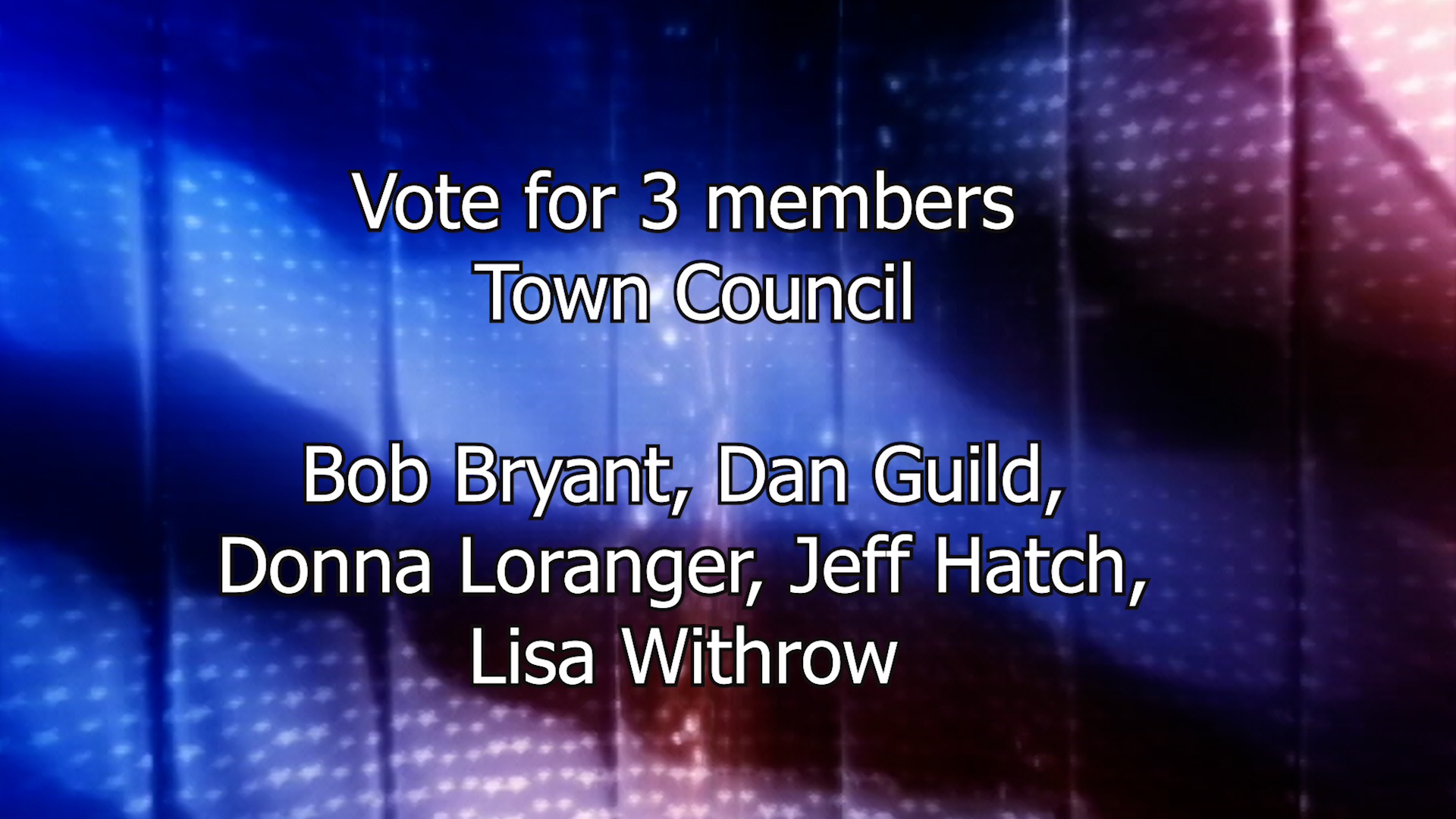 Thumbnail image for Decision 2024: Town Council Candidates