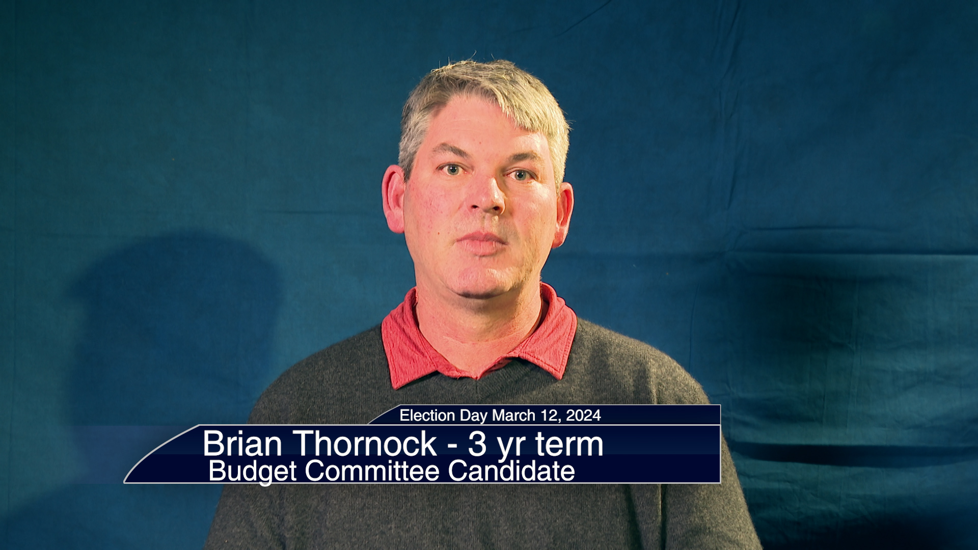 Thumbnail image for Budget Committee Candidate, 2024-Brian Thornock