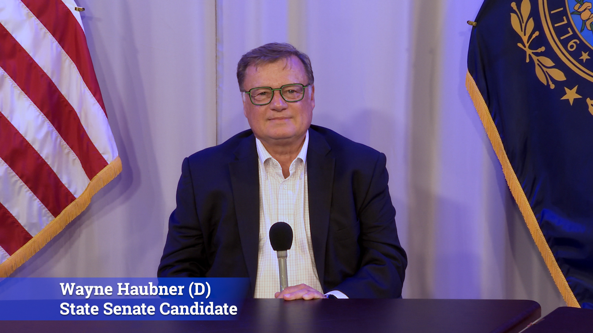 Thumbnail image for State Senate Candidate Wayne Haubner (D) 11/5/24
