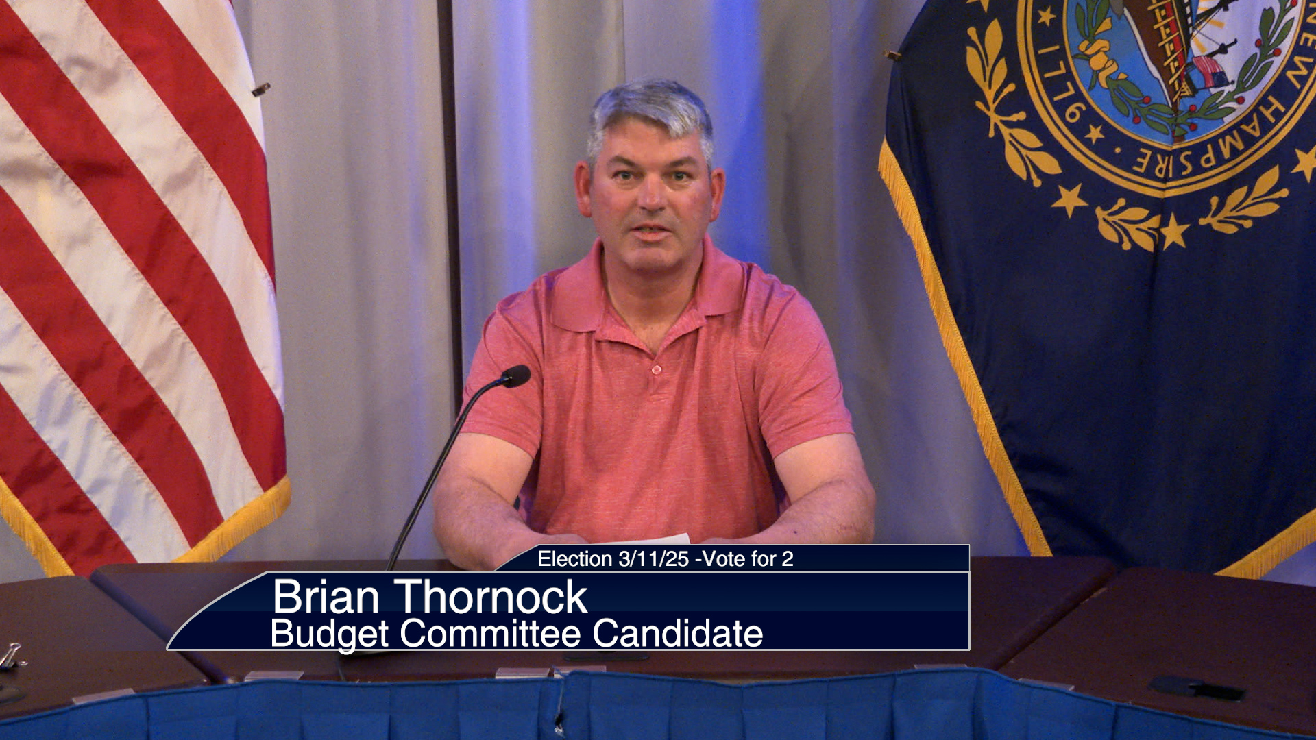 Decision 2025: Candidate for Budget Committee