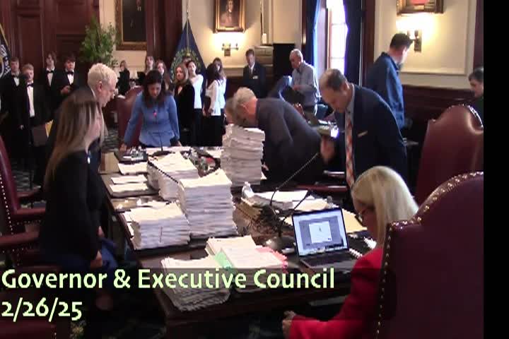 Governor & Executive Council 03/26/25
