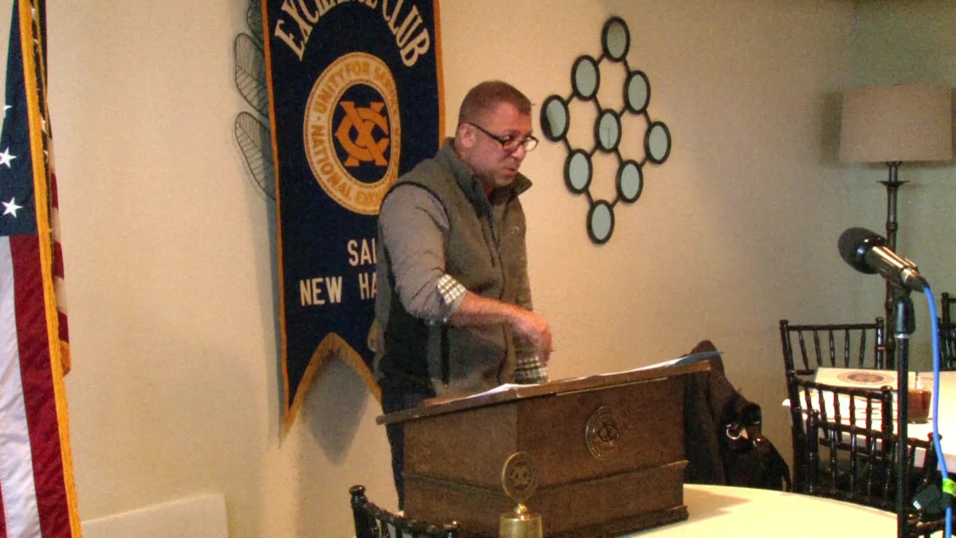 Exchange Club guest Rob Hannon Field of Dreams