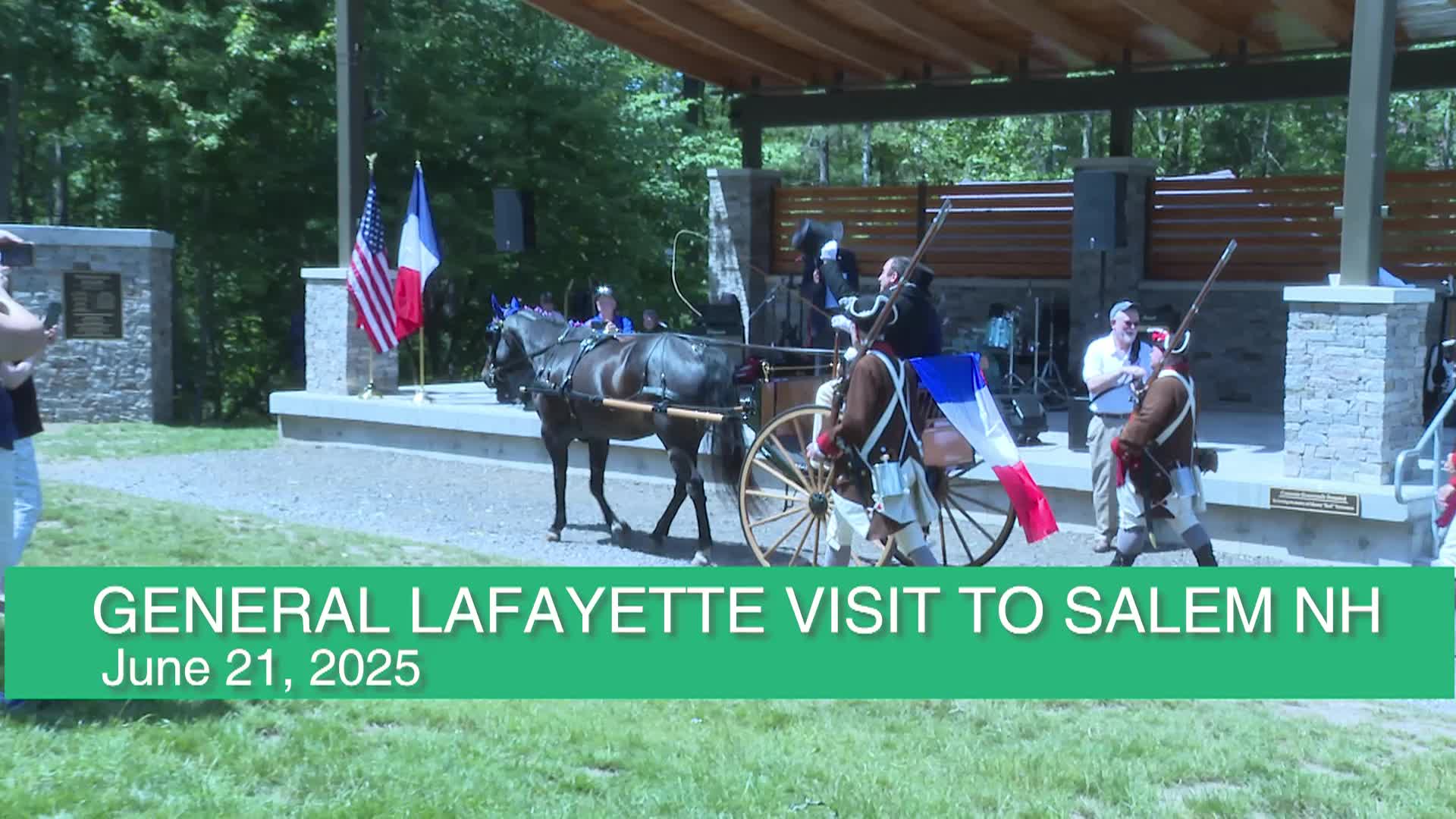 General Lafayette visits Salem NH - 6/21/25