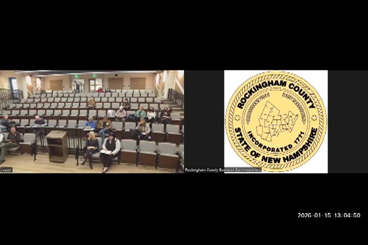 Thumbnail image for Rockingham County Board of Commissioners Meeting 1/16/26