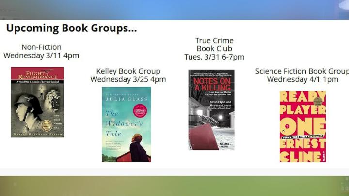 Thumbnail image for Kelley Library- 4 Monthly Book Clubs