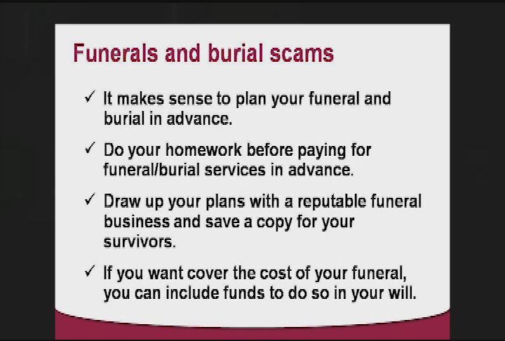 Thumbnail image for Senior Citizen Scams presented by Community Affairs Officer Matt Norcross